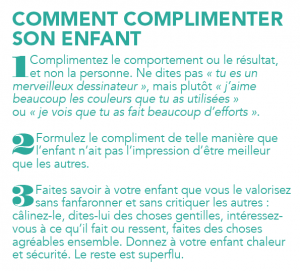 Complimenter son enfant